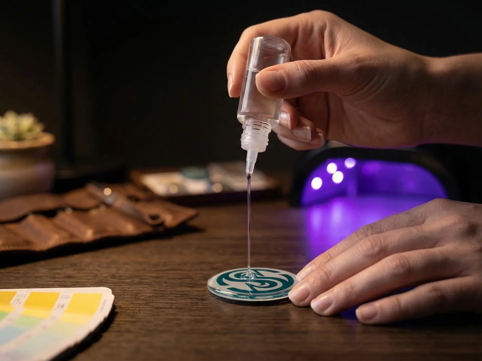 Fertigung von Magneten mit UV-Resin